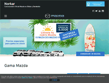 Tablet Screenshot of mazdanorkar.com